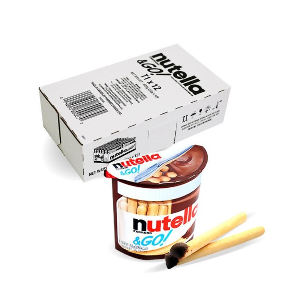 페레로 누텔라앤고 52g x12개 초코 스틱 막대 과자