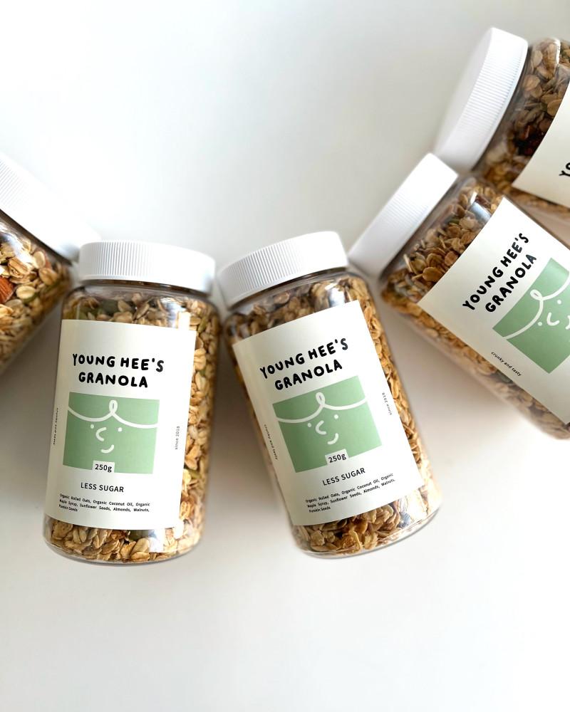 영히의그래놀라 저당그래놀라 (250g) 수제그래놀라