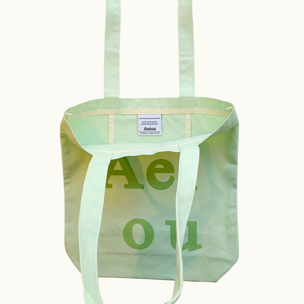 Aeiou Logo Bag (Cotton 100%) Avocado