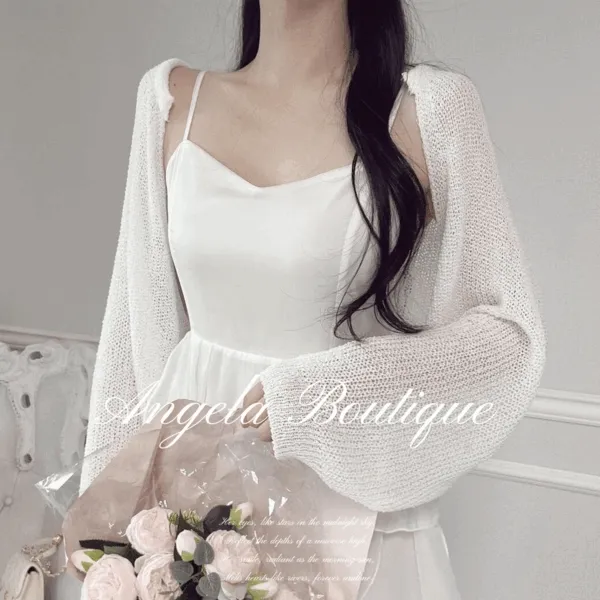 당일발송✨여리핏 루즈 미니 볼레로 봄 여름 가을 데일리 나들이 여행 바캉스 룩 아방 니트 가디건