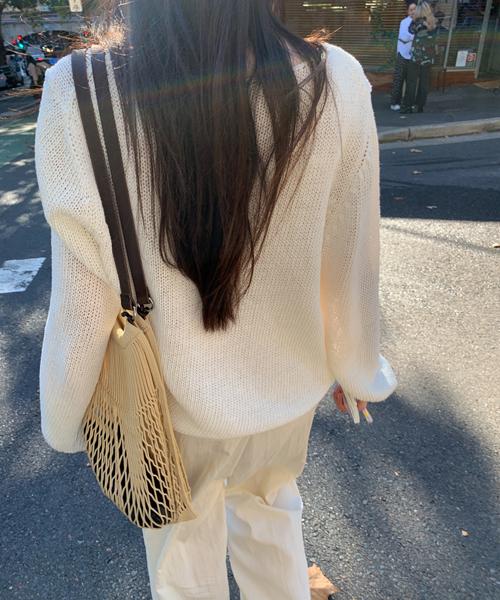 미뉴에트 [한지 20%] Rodie knit (2color)(지연/8-9일이상소요)