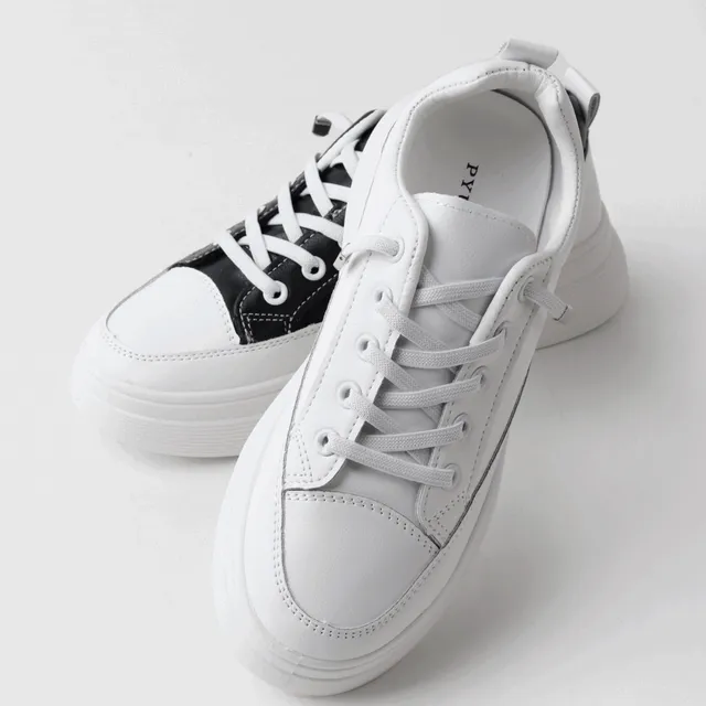 [오늘출발] 발편한 여성 흰색 운동화 키높이 스니커즈 4cm