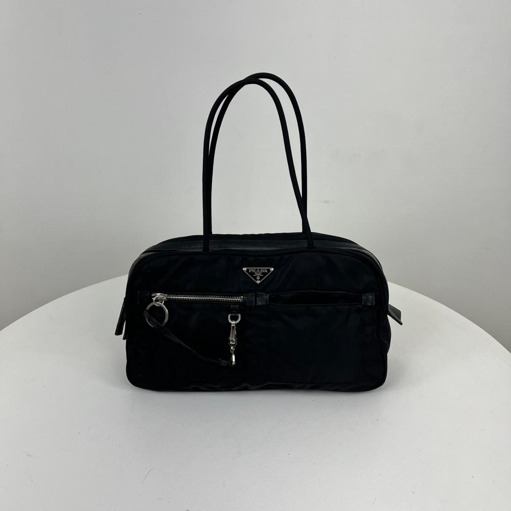 [중고][정품]프라다 포코노 숄더백