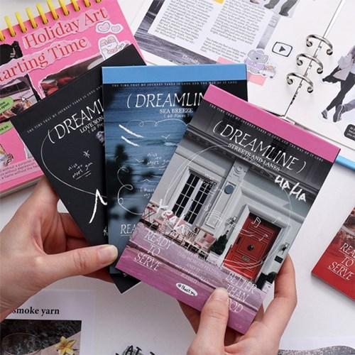 인스타 감성 도시의하루 레터링 페이퍼 배경지 다꾸 4종