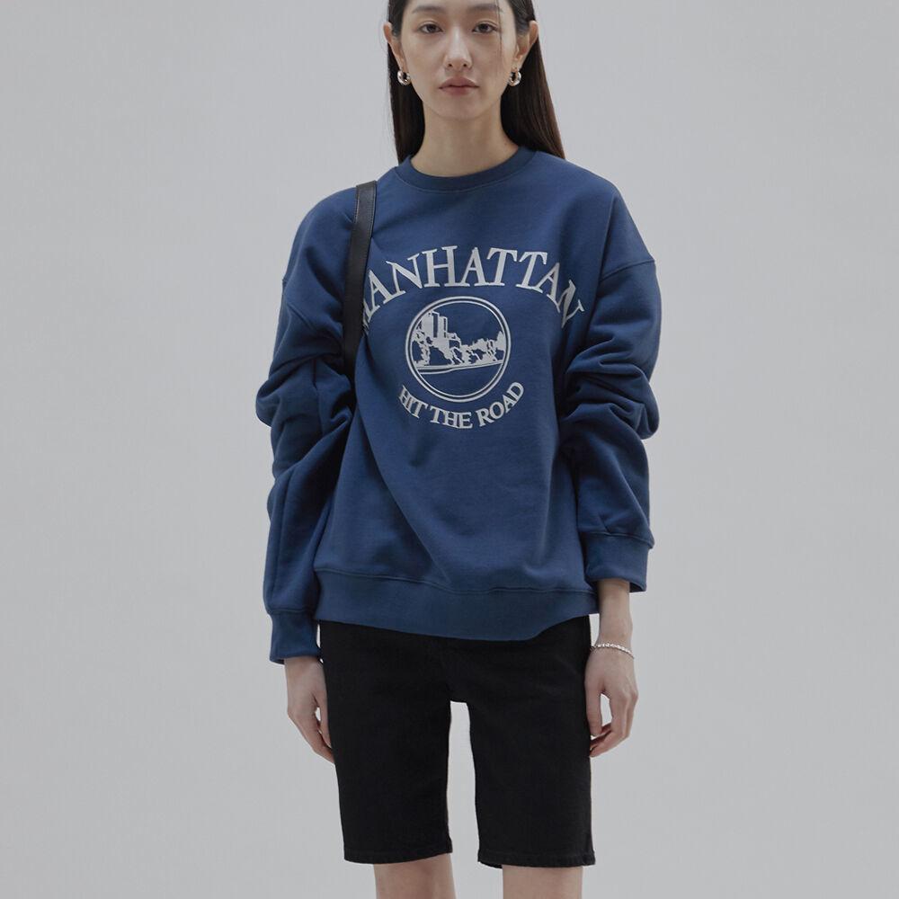 [3차리오더] Manhattan sweat shirt (indigo blue)