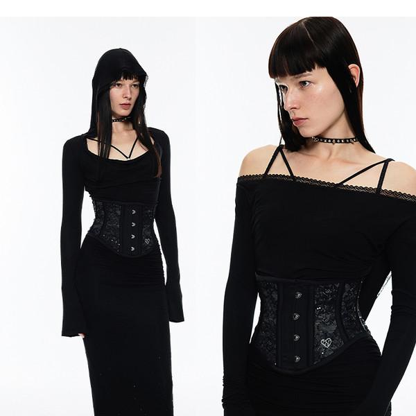 1JINNSTUDIO basic slim race sleeveless / hoodie / skirt / corset