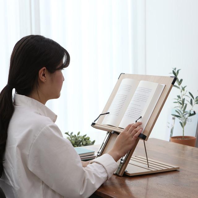 프라임 높이조절독서대 엘리베이터 PL40 2단독서대 각도절 책받침대