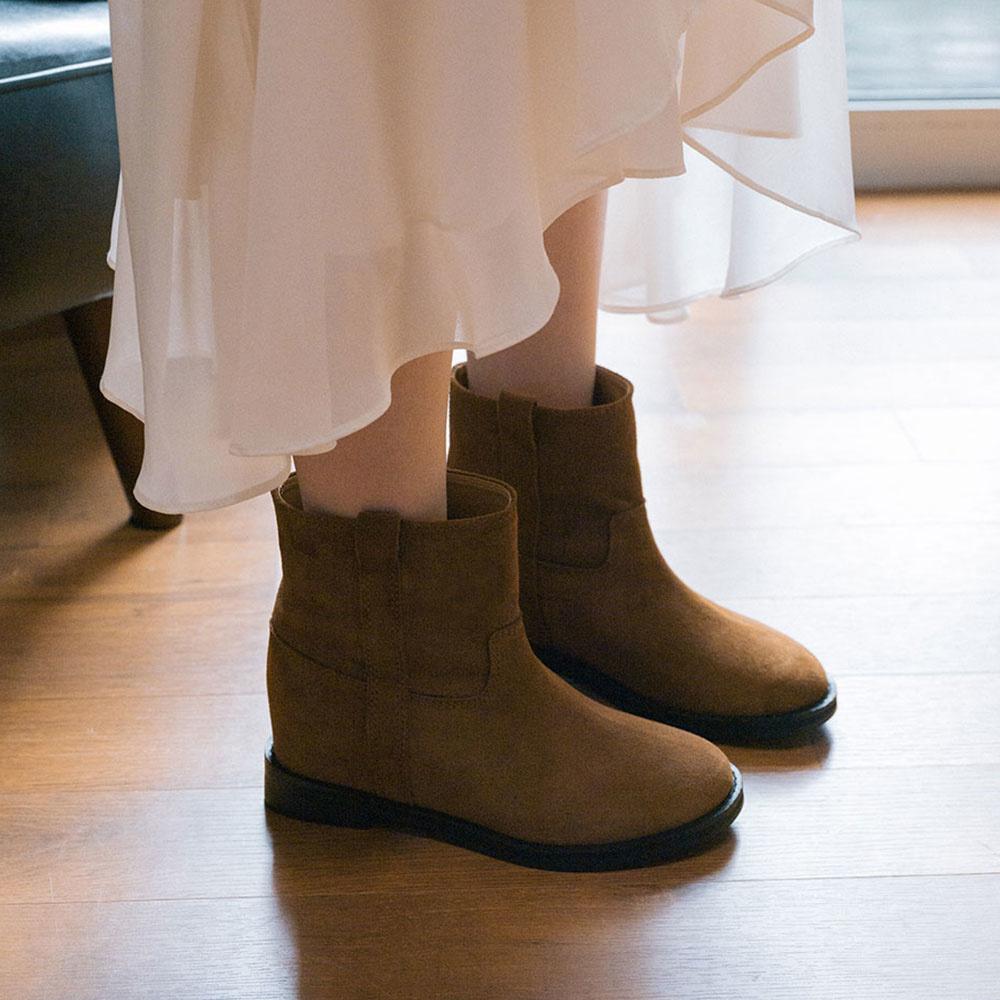 m107 Half boots_  brown suede 5.5cm m107 하프부츠 브라운스웨이드 천연가죽