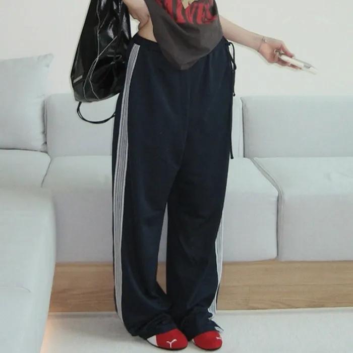22차_6월30일 예약배송_Air mesh track pants / Navy