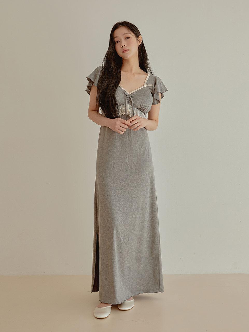 여성 붐베이 카치온스판 원피스(캡소매캡내장) 22-06433