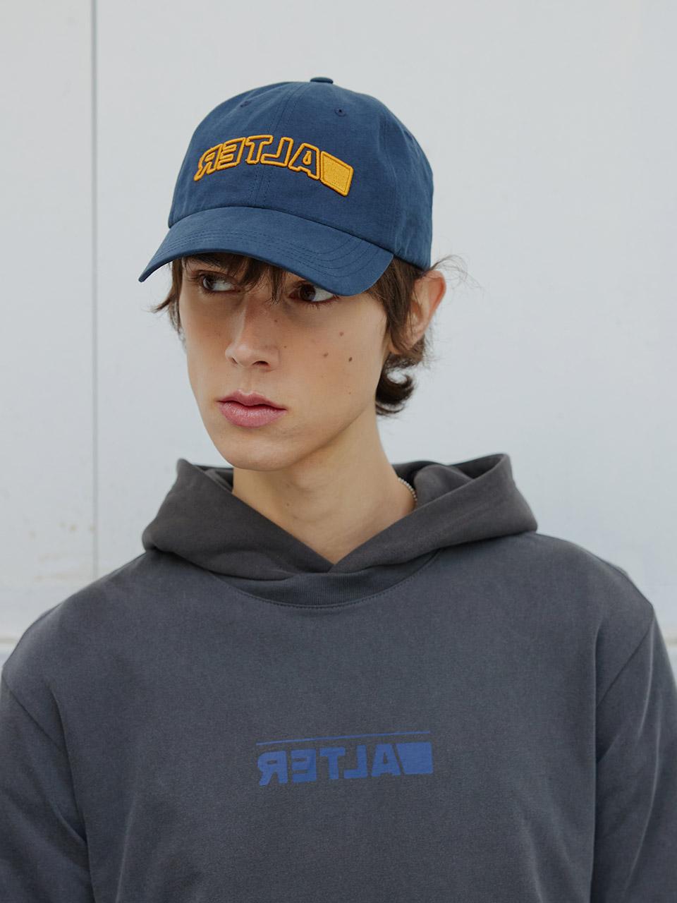 Cotton Neat Logo Cap_Navy