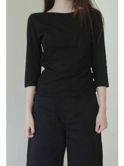 에프터먼데이 베이직 3/4 슬리브 티 (3c)