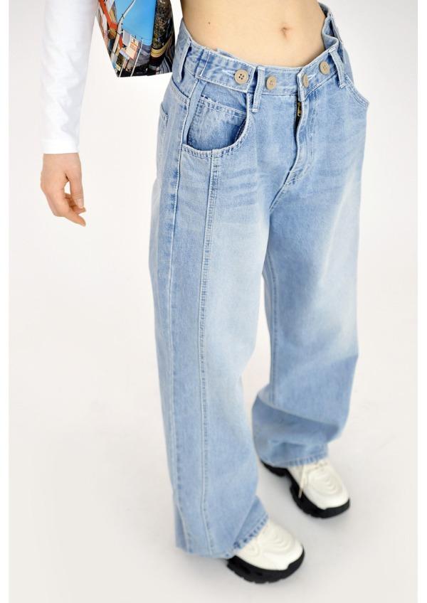 free rise denim(2color)