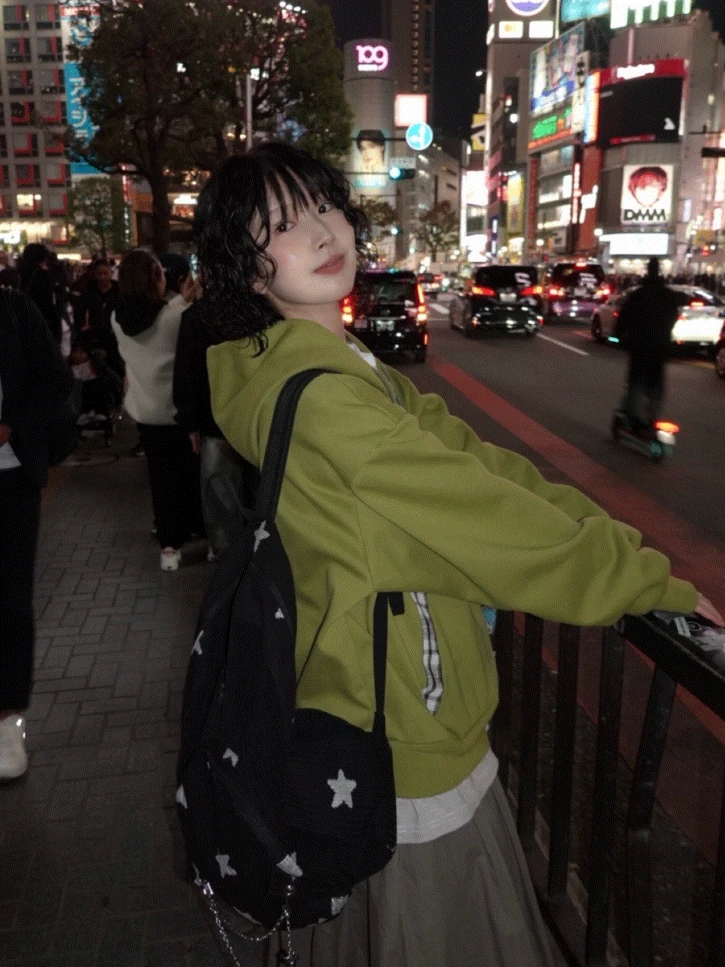 [주문폭주/체크배색] 애디 체크 기모 크롭 후드집업 (3color)