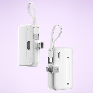 만끽 10000mAh 대용량 고속충전 갤럭시 아이폰 c타입 8핀 도킹 보조 배터리 - 인터파크 쇼핑