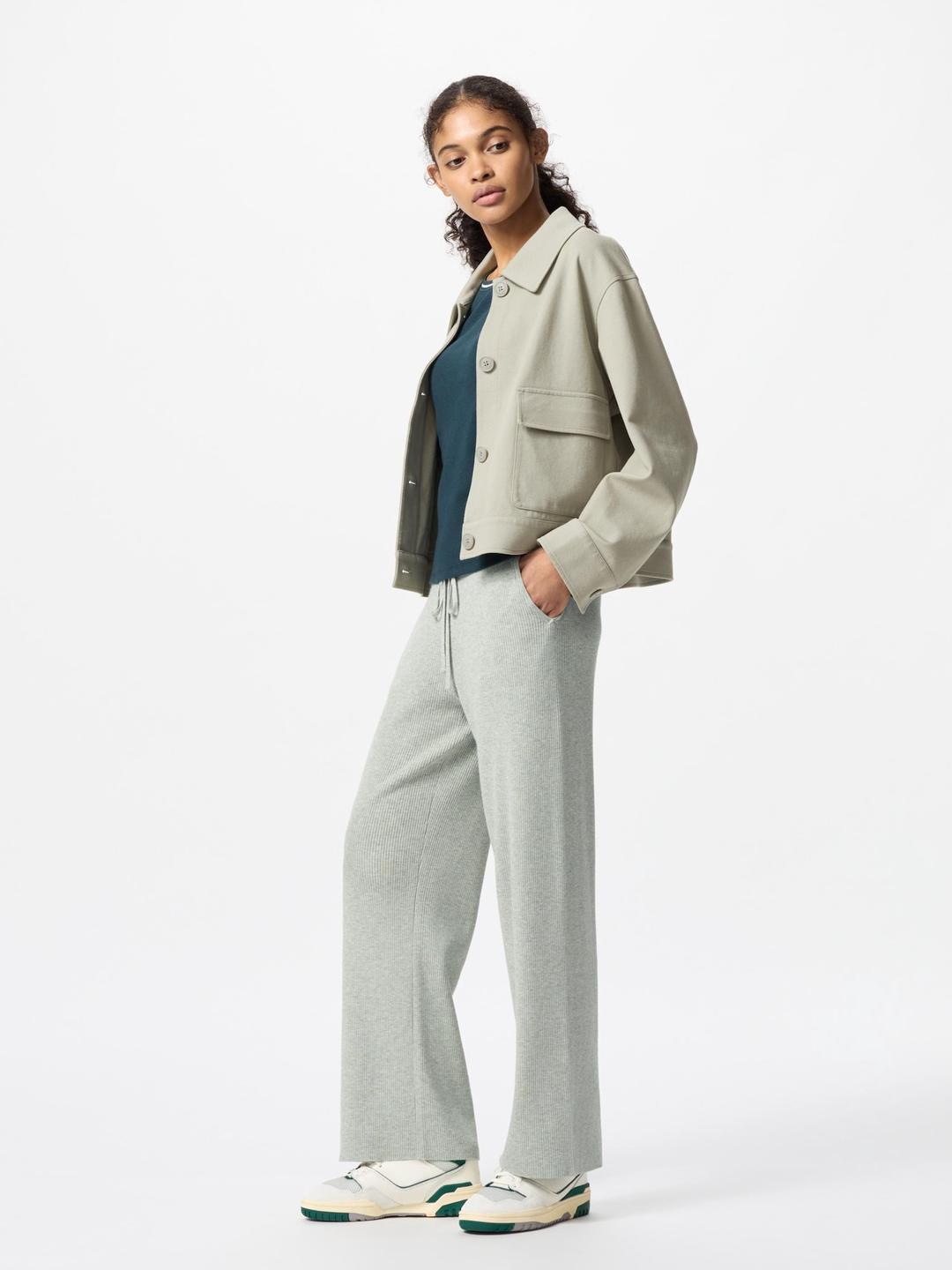 워셔블니트립팬츠(다리길이66~69cm)