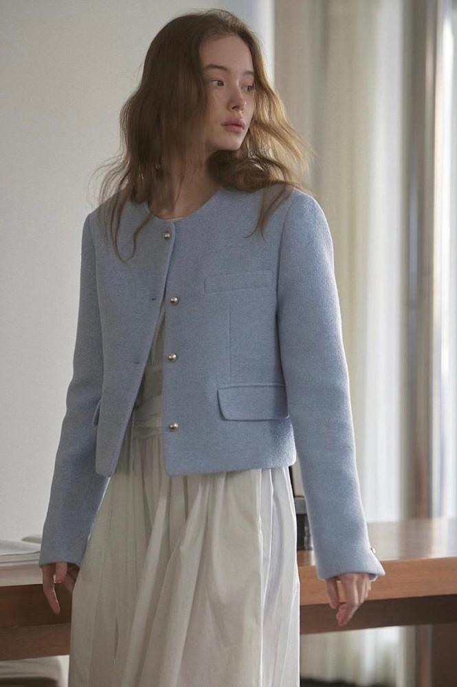 앤유브라운 누아르자켓 트위드자켓 2컬러