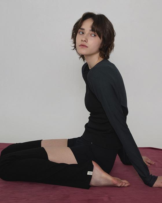 플레어 레그 워머DEVI-S0004-블랙