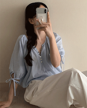 봉주르프로젝트 bella blouse (2color)
