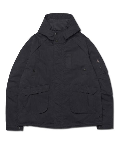 HOODED FLIGHT JUMPER - BLACK