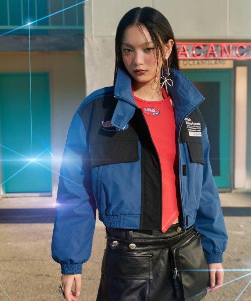 TRACK PUFFER JUMPER NAVY BP3WJ002