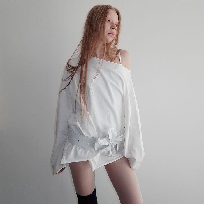 5차(blue stripe_예약배송) loose cutting tee