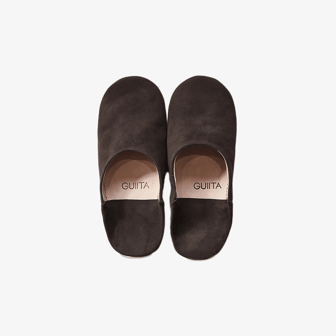 룸슈즈 - 브라운