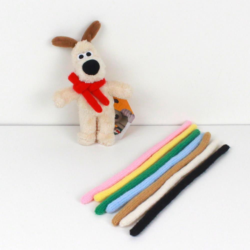 모루 인형 꾸미기 소품 10cm 15cm 솜 인형 컬러 목도리 미니 우랑우탄 소품