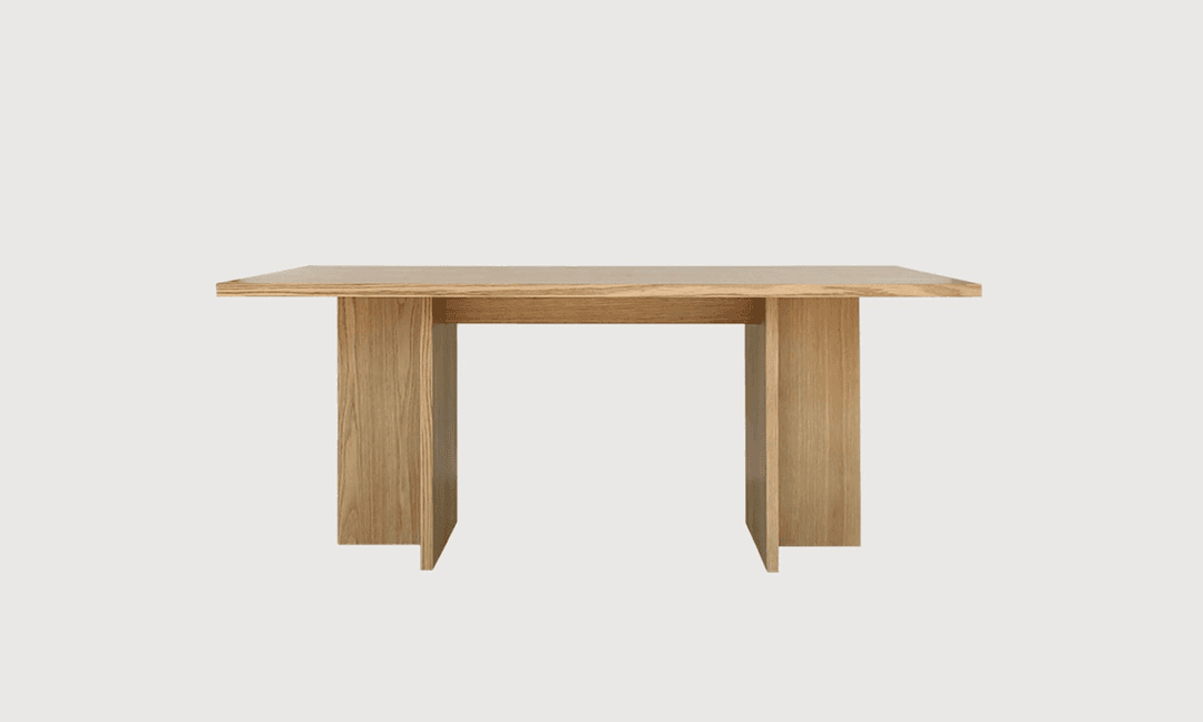 COLUMN TABLE WHITE OAK