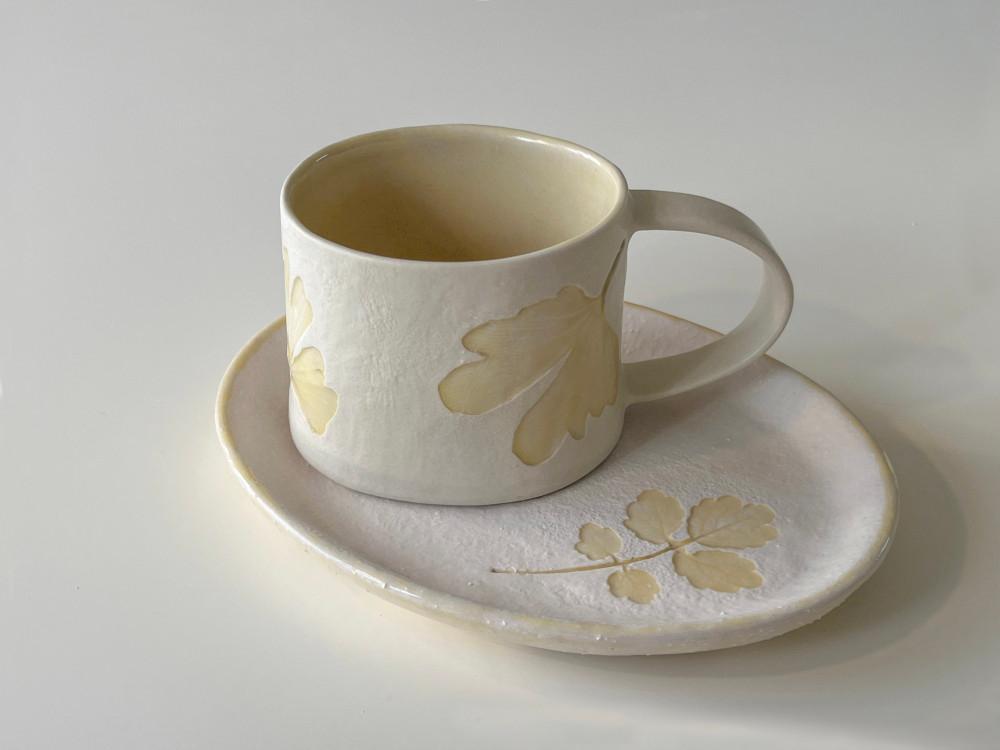 [토끼굴] 은행잎 타원머그