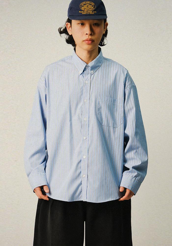 [싹쓸이전🧹]RV Maison Stripe Overfit Cotton Shirts