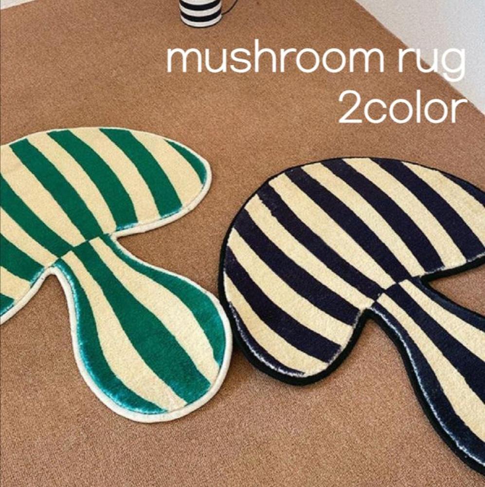 갓수 버섯 러그 2color 특이한 인테리어 카펫 거실 침실 집들이 선물