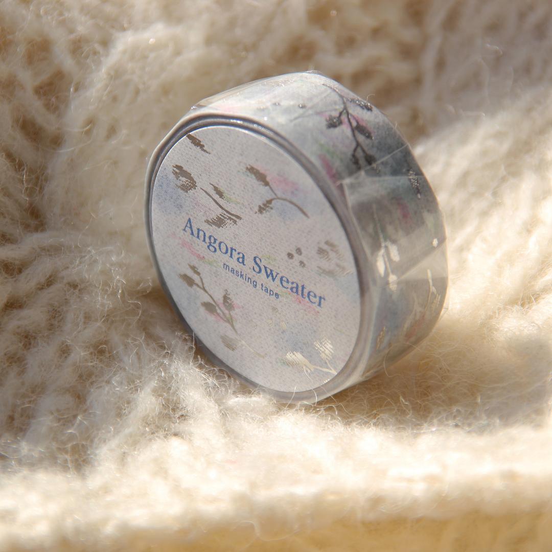 Angora Sweater Silver Foil Masking Tape [Glint Flora]