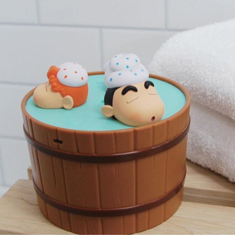 짱구 짱아 온천 피규어 가습기