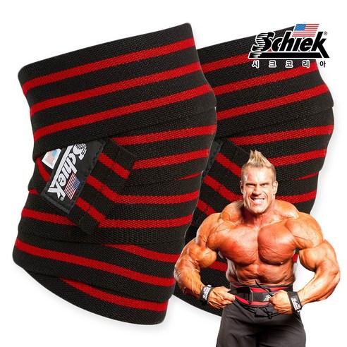 시크코리아 정품 SCHIEK 1178 니 랩, 블랙(논벨크로), 1세트