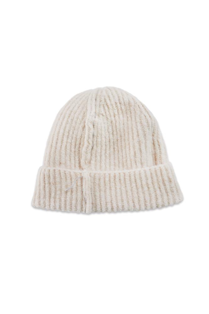 [nought] Seam Out Hand Stitch Beanie / Oatmeal (RESTOCK)