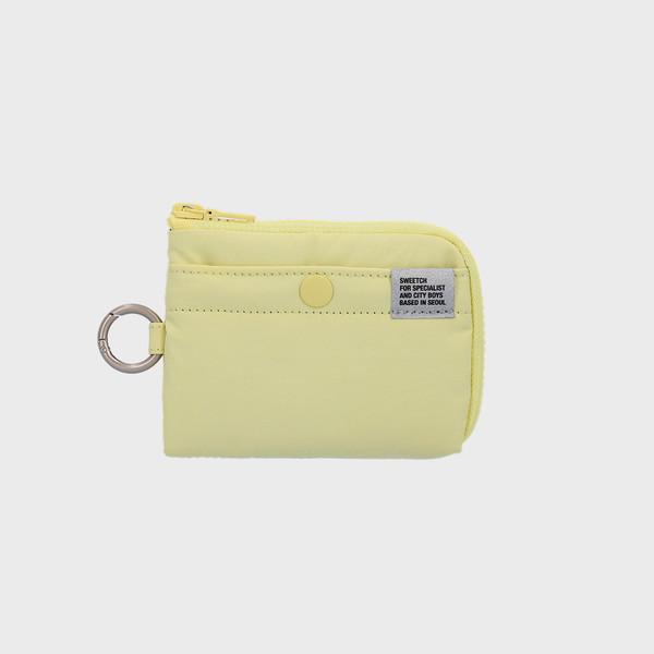 HALF ZIP WALLET 001 M Lemon Yellow