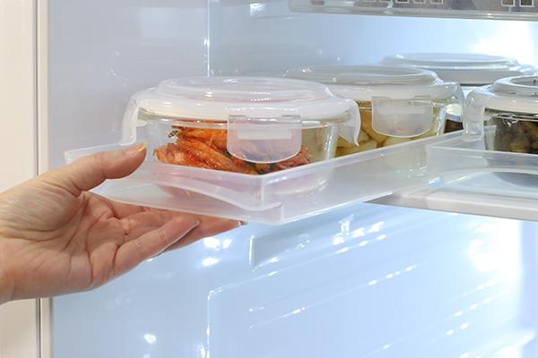 냉장고 수납 슬라이딩트레이