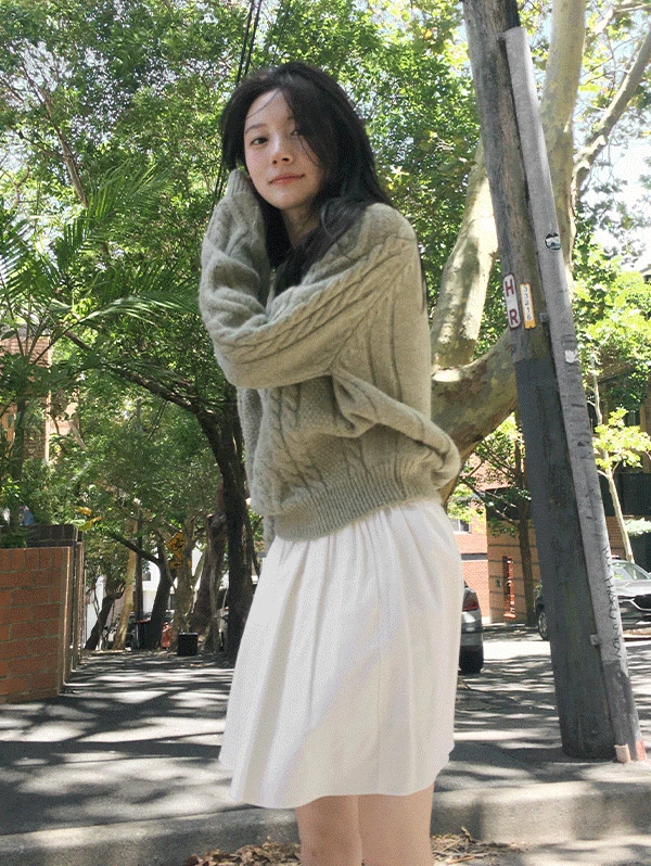 [오픈10%할인/문의폭주] 텐셀링 코튼플레어 스커트- 2 size