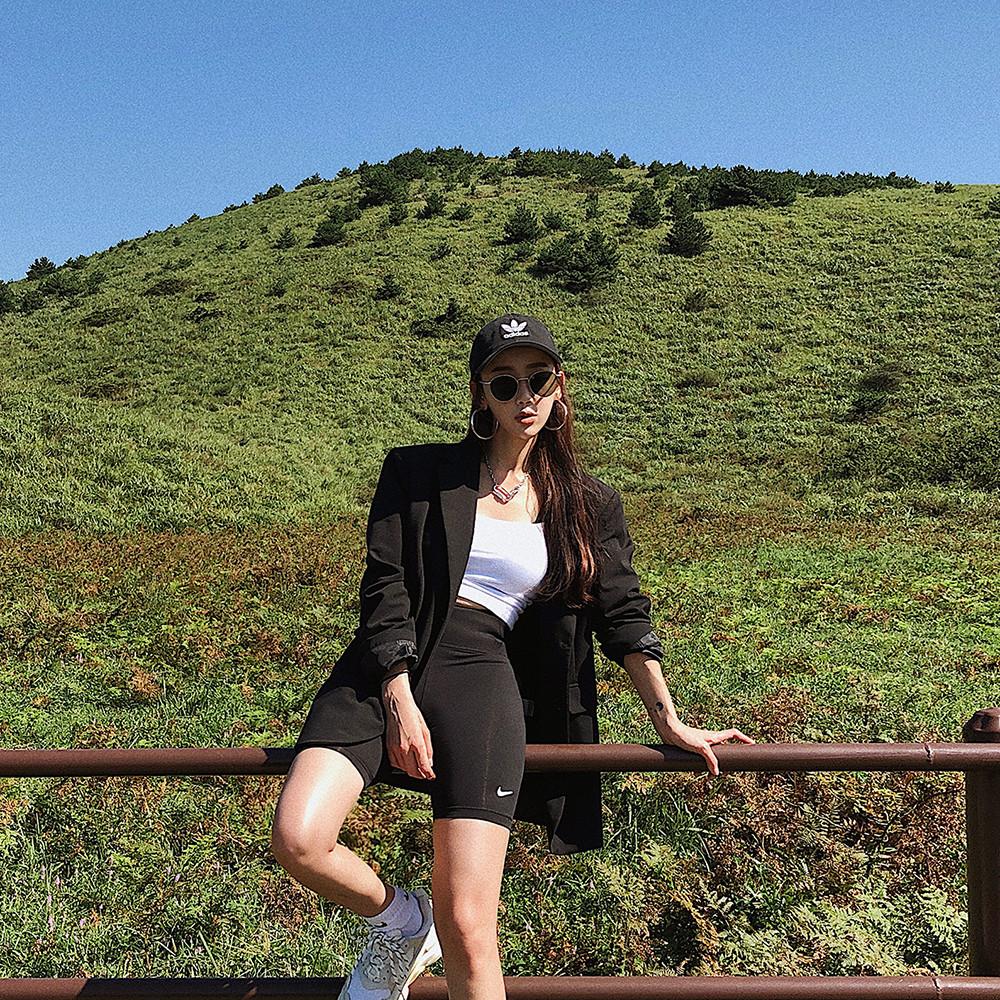 나이키 레깅스 5부 바이커 쇼츠 바이크 운동