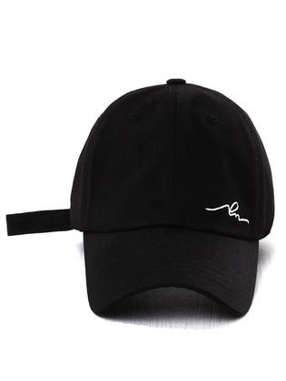 [UNISEX]SLEEPING COTTON BLACK BALL CAP