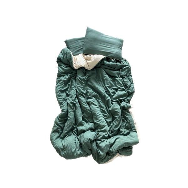 Forest green bedding set
