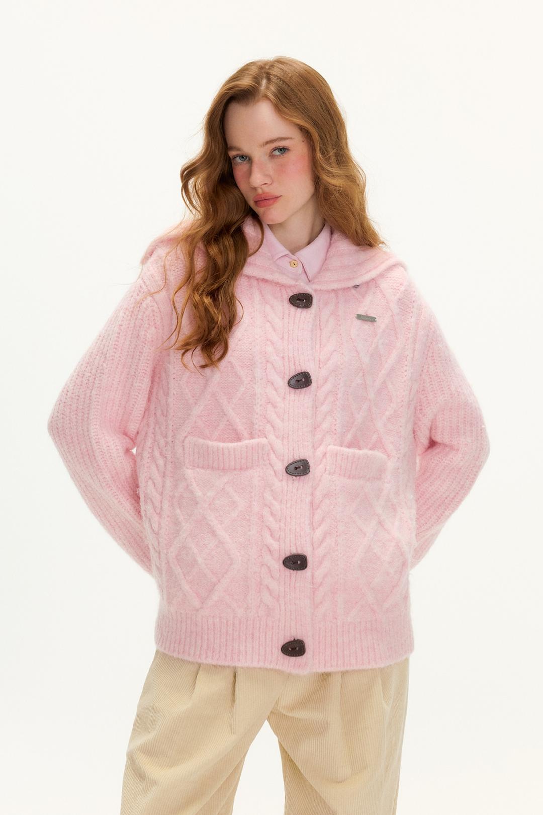 AMWEIRD Strawberry Cloud Sweater Cardigan
