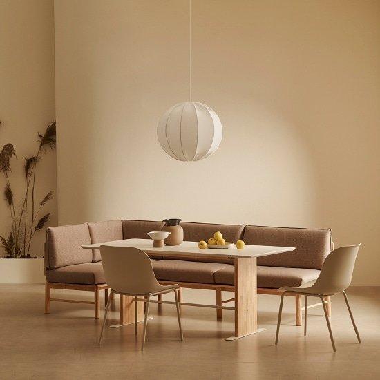 [롯키데이](new컬러)한샘 포레 컴포트 6인 라운지세트 (벤치1, 코너벤치1, PP의자2 포함)