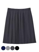 Venus 無地プリーツスカート綾織（48cm丈）裏地付
