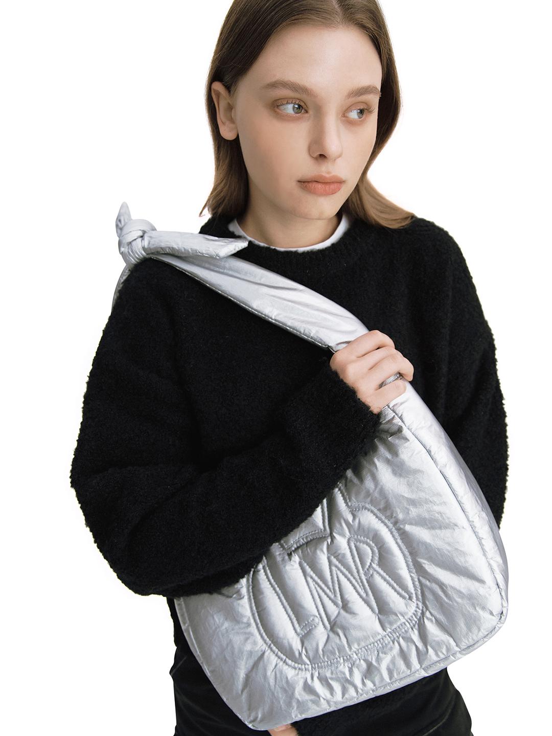 심볼 로고 투웨이 타이벡 패딩백 SILVER