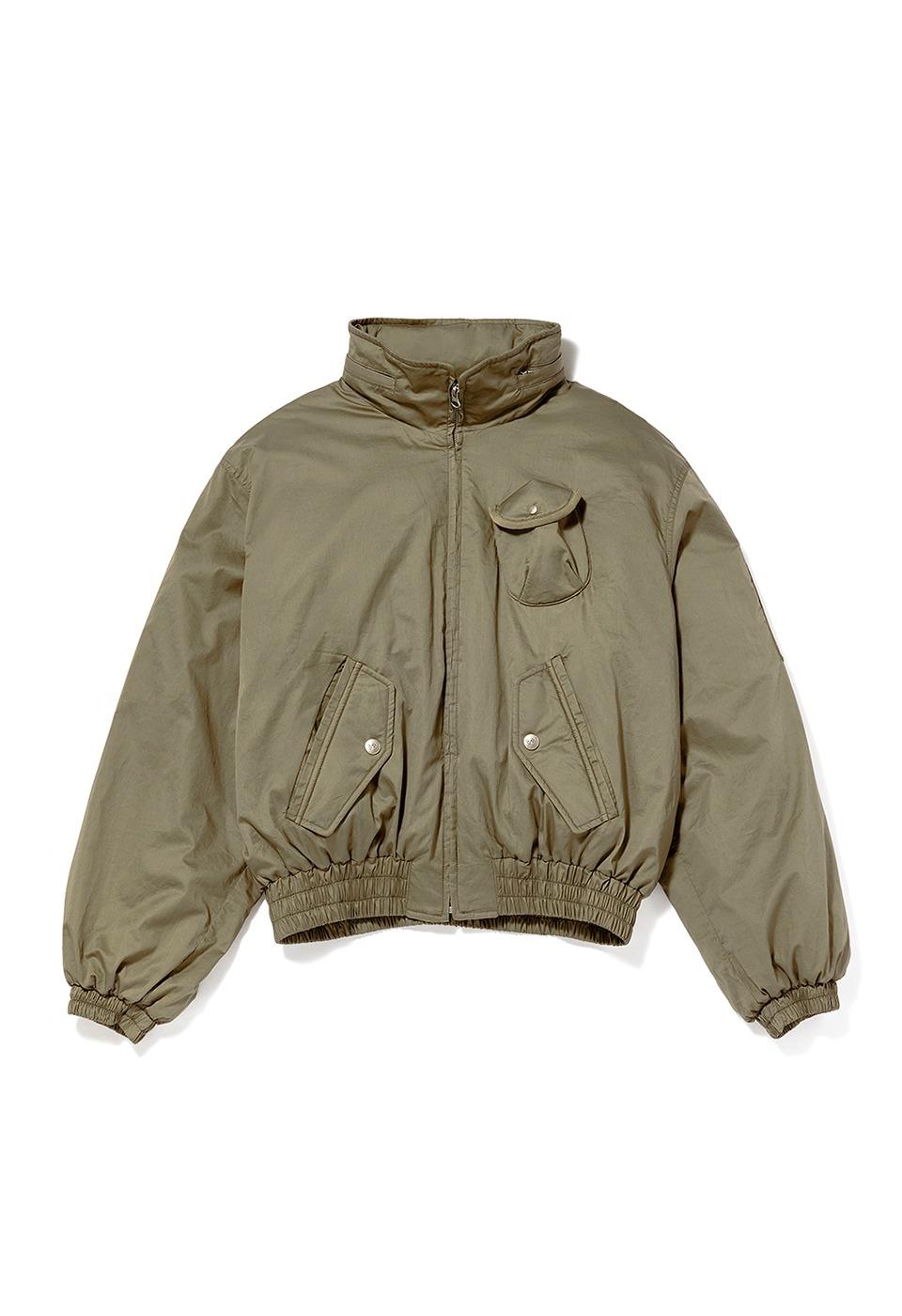 COTTON CARGO BOMBER, KHAKI