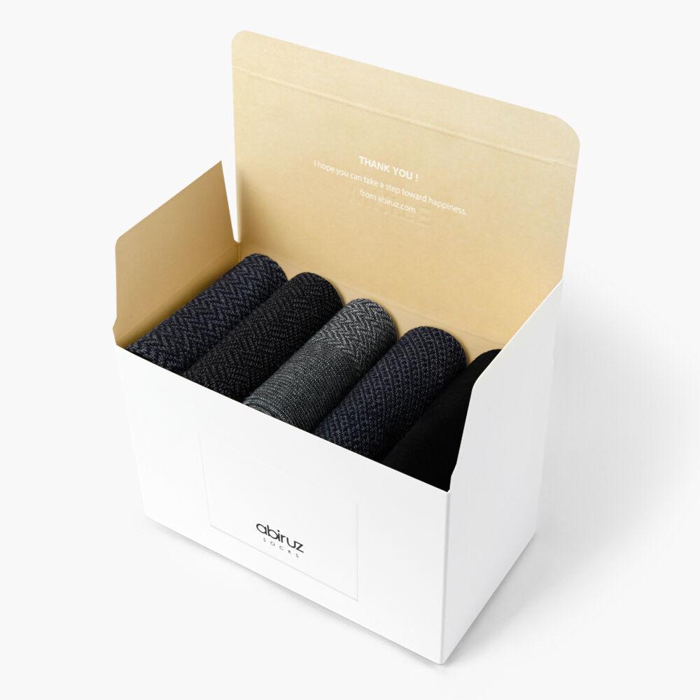 남성용 삭스 5팩 Gift-J-SET (쇼핑백 포함)