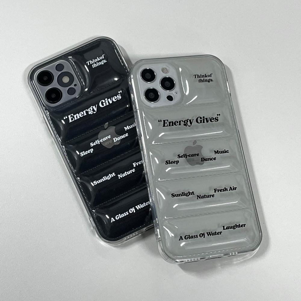 [띵크오브띵스] Energy Gives  Padding Phone Case