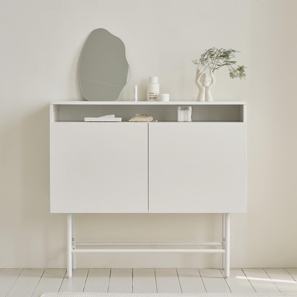 올쏘 프롬 오픈 선반 캐비넷 콘솔 높은 수납장 거실장 1000